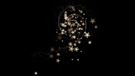 particle-magic-tail-sparkling-glitter-star-dust-trail-loop-Animation-video-on-black-background